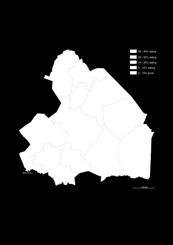 Dalend aantal leerlingen in Drenthe Verwachte ontwikkeling basisgeneratie basisonderwijs 2011-2020 Drenthe