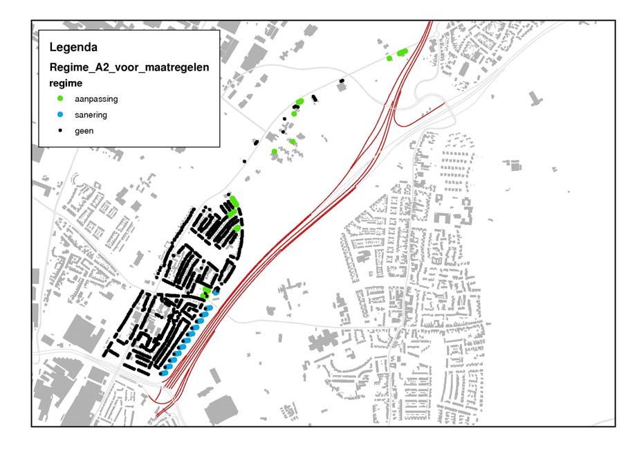 5.4 Afweging van maatregelen voor cluster 43 (Nazareth) A2 In cluster 43 is sprake van zowel sanerings- als een aanpassingssituaties.