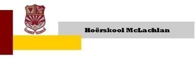 Laerskool rugby Hoërskool McLachlan spog met twee opkomende jong rugbyspelers. Jaco Mostert het die 0/12-Kouga Subunie-span verteenwoordig.