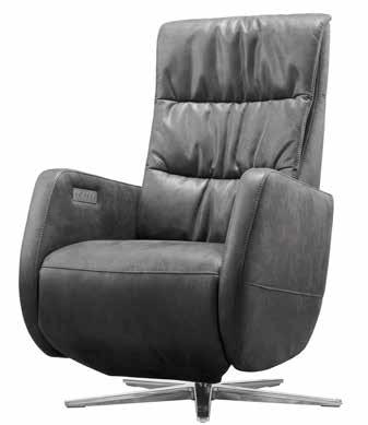 1079,- In leder vanaf 1199,- Relaxfauteuil Lerira SMALL In