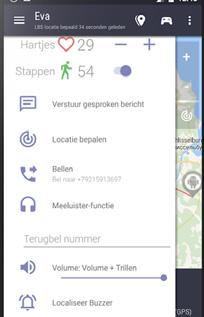 6. Functies via de Asterium app De horloges van GPS Boss zijn voorzien van verschillende belangrijke functies, zodat je je kinderen met een gerust hart buiten kunt laten spelen.