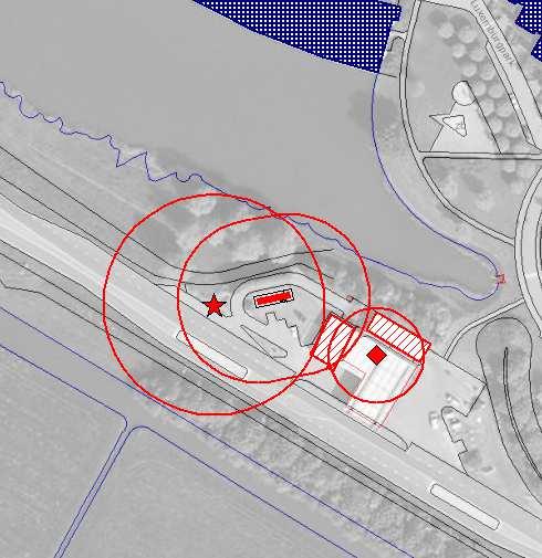 000 m 3 35 25 15 (*) De afstand tot een ondergronds/ingeterpt reservoir wordt gerekend vanaf de bovengrondse delen van het reservoir. Tabel 4.