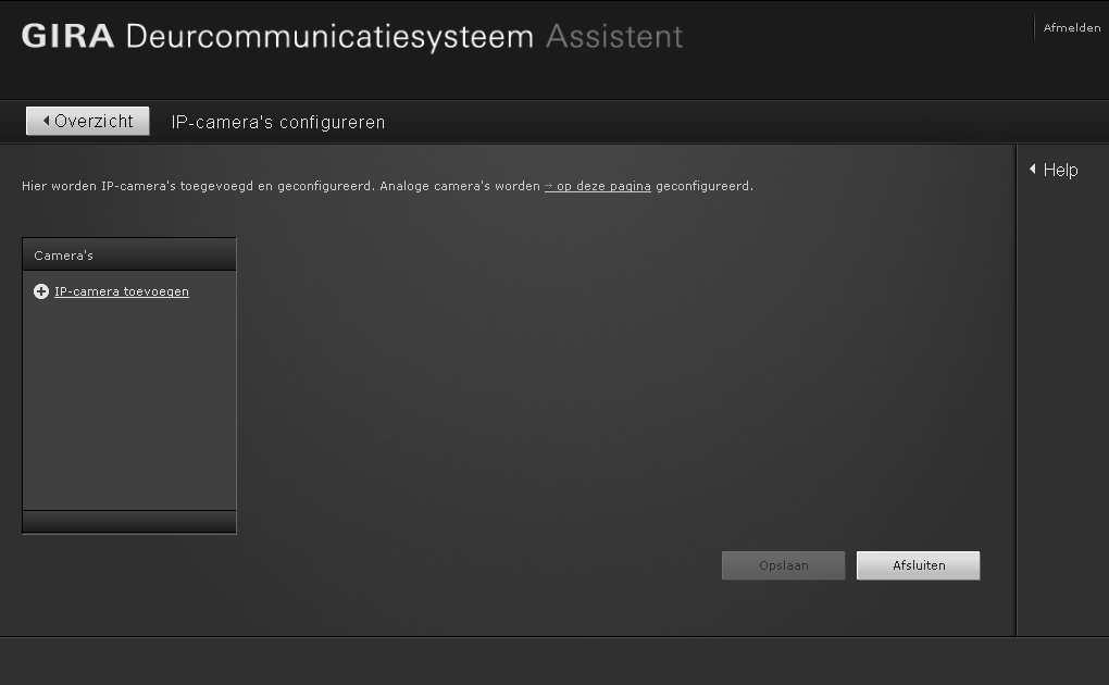 Klik op de hyperlink IP-camera toevoegen ( ).