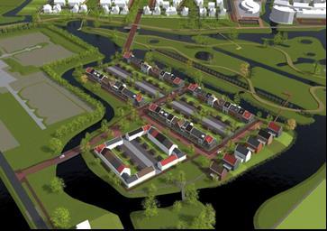 Waar de achtererven van de woningen grenzen aan de openbare weg dan wel aan de parkeerhoven, worden afscheidingen voorgestaan in de vorm van gemetselde muurtjes (in combinatie met de te realiseren