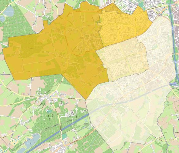 Noord: Heikant-West, Heikant-Oost, De Kelen, De Polders; 4.