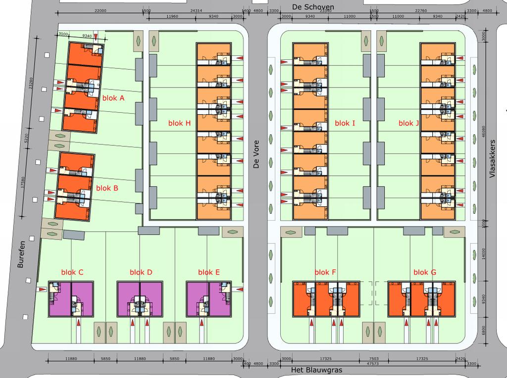 2. Huidige situatie 2.1 Huidige situatie Het plangebied bestaat uit rijenwoningen welke worden gesloopt. Verwezen wordt naar afbeelding 1. 2.2 Toekomstige situatie Verwezen wordt naar afbeelding 2.