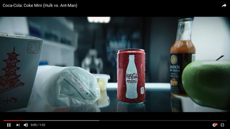 In het filmpje kon je het merk Coca Cola zien. 5. Wie heeft volgens jou Coca Cola in het filmpje geplaatst? De juf / meester Makers van het filmpje De onderzoeker Coca Cola Ik weet het niet 6.
