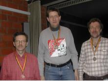 Belgisch kampioenschap nacht Hechtel 14 maart 2009 4 op 12 Goud Greet Oeyen (D open) Daniëlle Nolens (D vet C) Marc Hermans (H vet B) Georges Deferme (H vet C) Zilver Marc Hermans en Georges Deferme