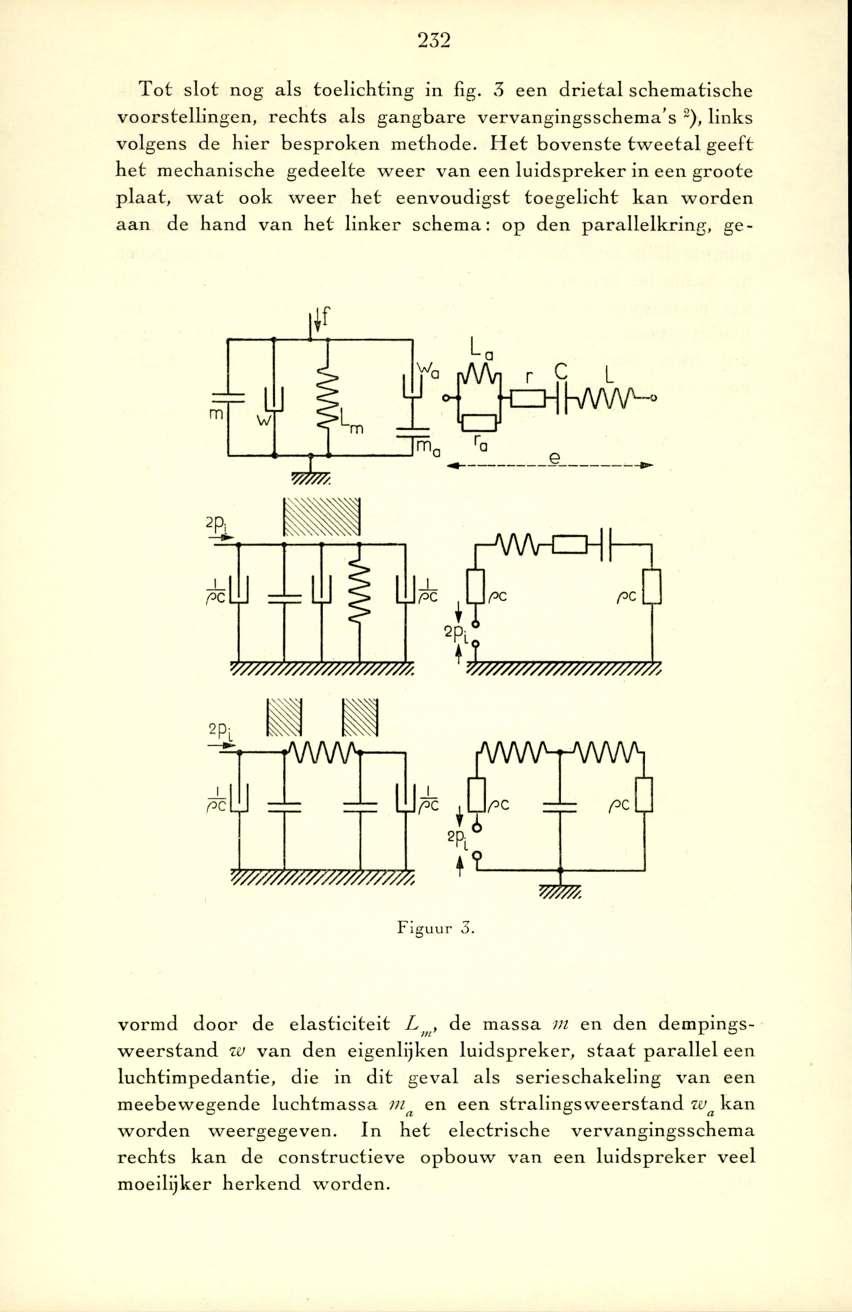 232 T o t slot nog als toelichting in fig. 3 een d rieta l schem atische voorstellin gen, rechts als gan gb are vervan gin gssch em a s 2), links volgens de hier besp roken m ethode.