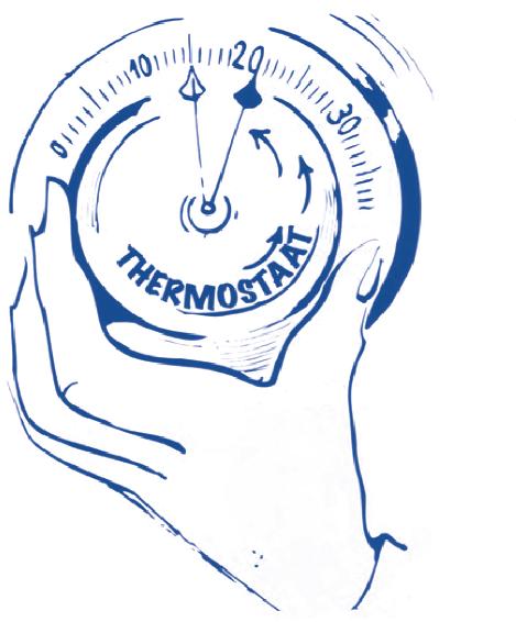 6. s Nachts wel de thermostaat lager, als u niet ventileert: wat gebeurt er dan? Koude lucht kan minder waterdamp bevatten dan warme lucht.