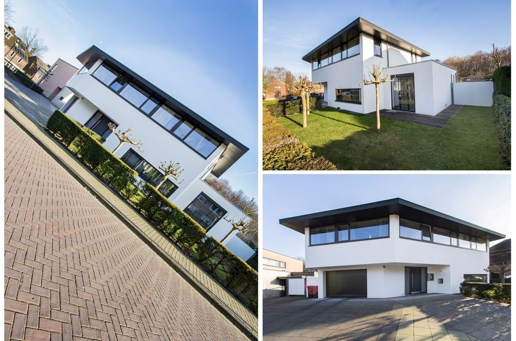 In de Boomgaard 3 6464 GC Kerkrade Inleiding In een jonge en fraaie woonwijk ligt deze vrijstaande villa, gebouwd onder moderne architectuur met oog voor details in de afwerking gecombineerd met veel