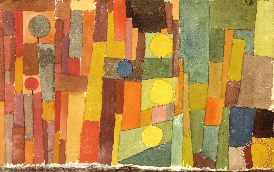 In 1911 leert Paul Klee leert hij Wassily Kandinsky en August Macke kennen. Het contact met de groep rond de Blaue Reiter is gelegd.