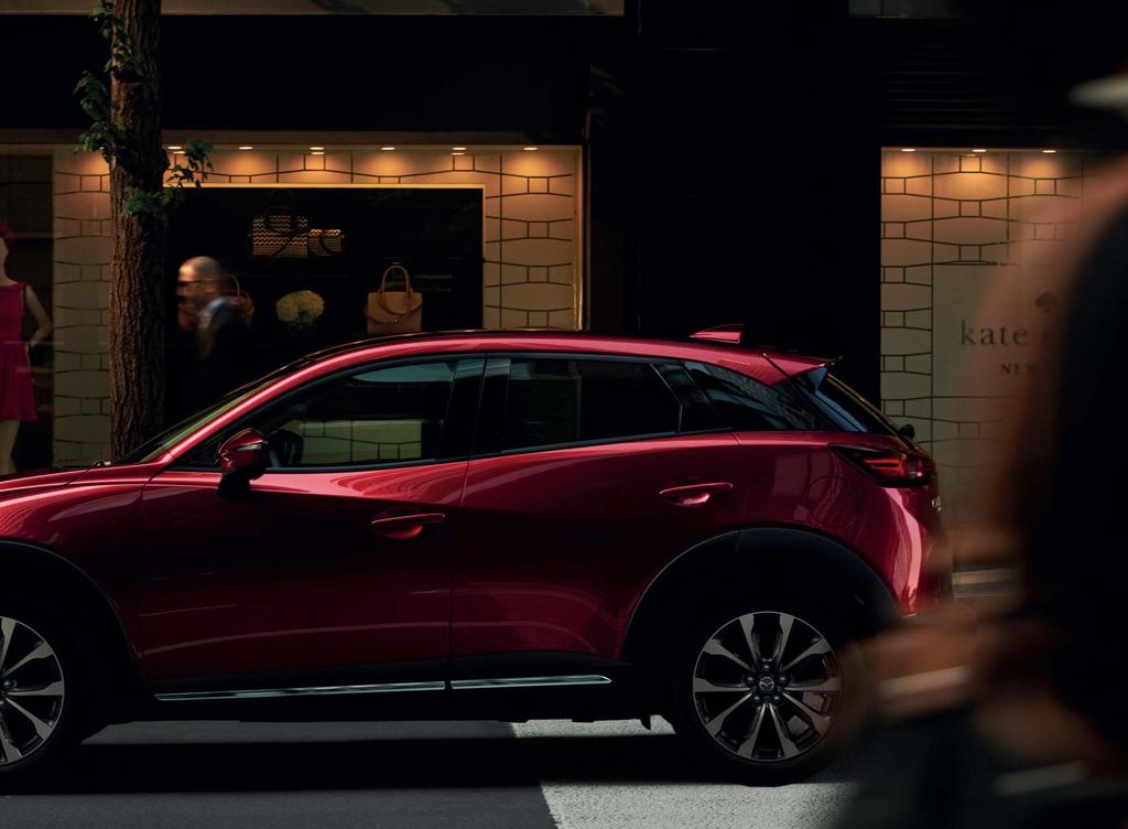 Om u volop te laten genieten van al dat moois, is de nieuwe Mazda CX-3 uitgerust met die gebruik