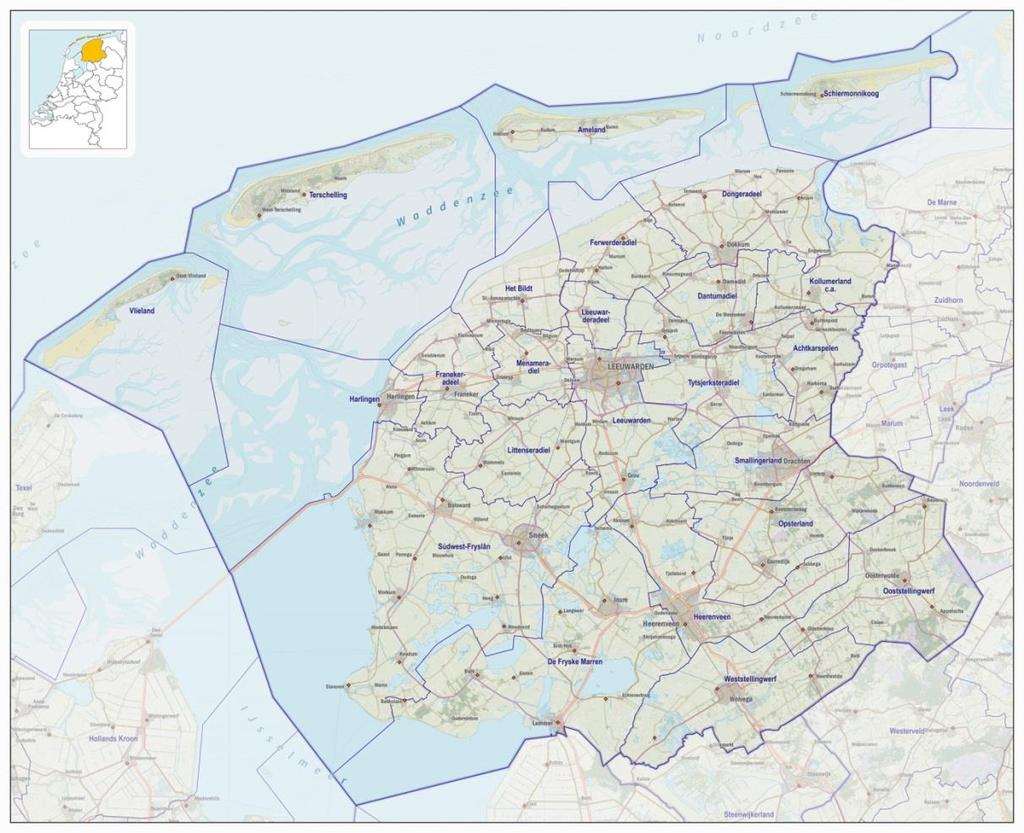 2.2 Opbouw van het regiobeeld De opbouw van het regiobeeld volgt de drie onderwerpen uit het onderzoek en de daarbij behorende toetspunten uit het toetsingskader (zie hiervoor deze link: Inrichting