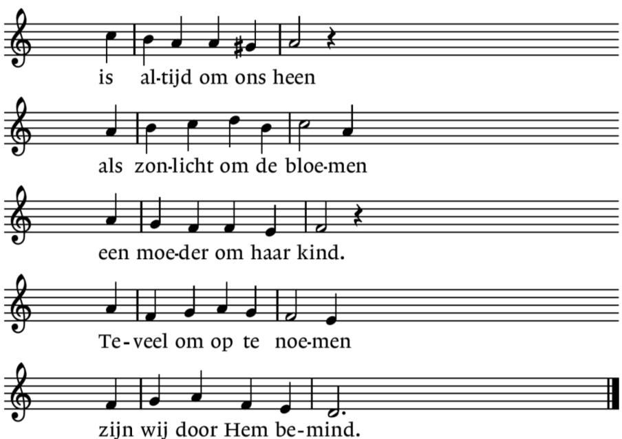 -4-2 Al is Hij opgenomen, houd in herinnering, dat Hij terug zal komen, zoals Hij van ons ging.