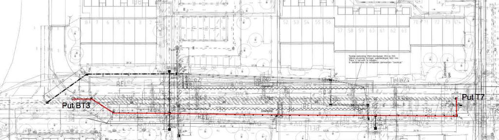 Bemaling t.b.v. functievrij maken K&L A9/Gaasperdammertunnel - Kelbergenpad Pagina 5 van 25 Figuur 3 Projectlocatie Kelbergenpad; Het om te leggen transportriool tussen beginpunt BT3 en eindpunt T7.