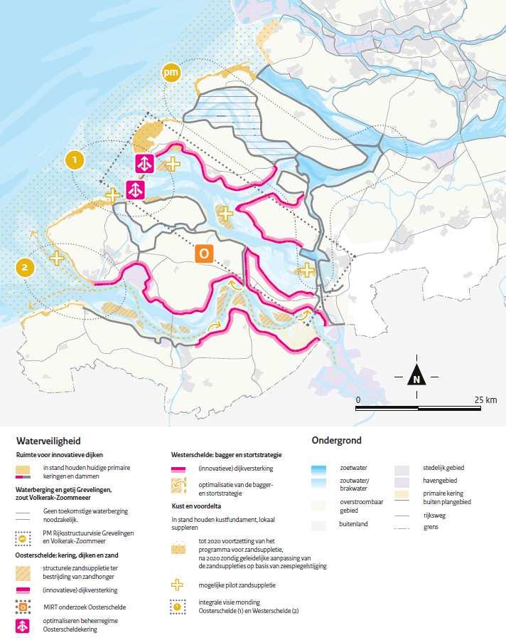 Gebiedsgerichte voorkeursstrategie voor de Zuidwestelijke Delta In het Deltaprogramma is binnen het deelprogramma Zuidwestelijke delta een voorstel voorkeursstrategie uitgewerkt, die de contouren van