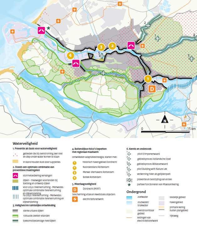 Gebiedsgerichte voorkeursstrategie voor Rijnmond-Drechtsteden In het Deltaprogramma is binnen het deelprogramma Rijnmond-Drechtsteden een voorstel voorkeursstrategie uitgewerkt, die de contouren van
