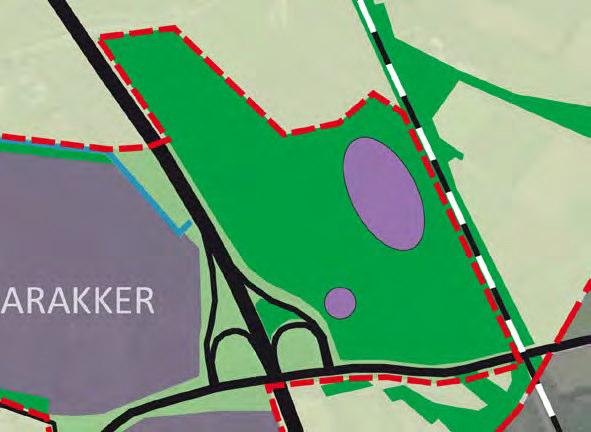 landelijk gebied - uitloop Dynamisch Cuijk (wl) Eé a de aities uit het La ds hapso t ikkeli gspla is het reëre a aa trekkelijke dorpse trees e dorpsra de.