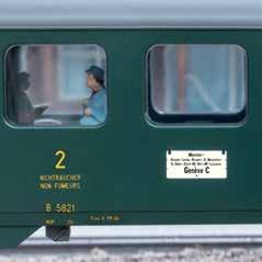 qd(ï \ 23133 Set sneltreinrijtuigen 2 D96 Isar-Rhône Voorbeeld: 3 verschillende sneltreinrijtuigen van verschillende types, in de uitvoering van de Schweizerische Bundesbahnen SBB, voor de sneltrein