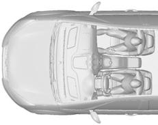 Bescherming van inzittenden WERKING Airbags WAARSCHUWINGEN Wijzig de voorzijde van de wagen op geen enkele wijze. Dit zou nadelige gevolgen voor het ontvouwen van de airbags kunnen hebben.