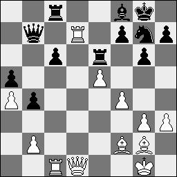 Lb4 13.Le2 Ke7 14.f4 exf4 15.Lxf4 g5 16.Le3 Pe5 17.Pf3 Phg4 18.Lg1 Le6 29...Da6 30.Ta7 1-0 Wit : David Bronstein Zwart : Bengt-Eric Horberg 1.d4 Pf6 2.c4 e6 3.Pc3 Lb4 4.e3 c5 5.Ld3 Pc6 6.
