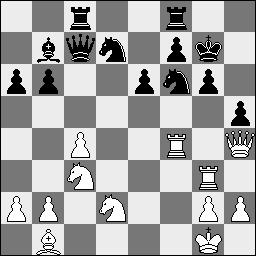 h3 De7 25.g4 fxg4 26.hxg4 Tag8 27.Df3 Df8 Onhandig, nu komt de loper ook nog om de hoek kijken. 28.Lh4 Lg7 29.f5 exf5 30.gxf5 Txg1+ 31.Txg1 f6 32.Dxd5 fxe5 33.