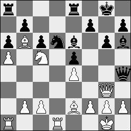 9 0-0 Na 9 Dg6 10.0-0 Lxd2 komt de pointe van Pd2 uit de verf: 11.Dxd2 Dxe4 12.Tfe1 geeft wit een sterk initiatief. 10.0-0 c6 11.a3 Lxd2?! 11 La5 is hier aangewezen.