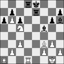 30.Pxb7 Txb7 31.Lxc6+ Tbd7 32.b7 Ke7 33.Lxd7 Lxd7 34.Txd7+ 1-0 Wit : Carl Wüstefeld Zwart : Zhao Qin Peng 1.e4 c5 2.d4 cxd4 3.c3 dxc3 4.Pxc3 Pc6 5.Pf3 d6 6.Lc4 e6 7.O-O Pf6 8.De2 Le7 9.Td1 Ld7 10.