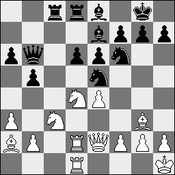 g3 Le4+ 0-1 Wit : Gert Timmerman Zwart : Willy Hendriks 1.e4 d6 2.d4 Pf6 3.Pc3 g6 4.Pf3 Lg7 5.Le2 O- O 6.O-O c5 7.Lg5 cxd4 8.Pxd4 Pc6 9.Pb3 a6 10.a4 Le6 11.Kh1 Tc8 12.f4 Pa5 13.Pxa5 Dxa5 14.