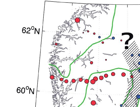 Our study, generally having more closely situated stations, adds much more travel time information for southern Norway, the northern part of Denmark and for coastal areas of southwestern Sweden (Fig.