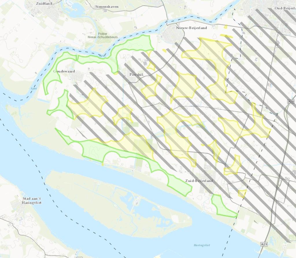 Noordpolder Figuur 1: Mogelijkhedenkaart (combinatie van milieutechnische en beleidsmatige voorwaarden).