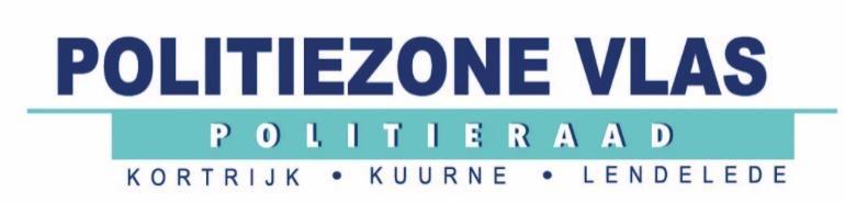 ZITTING VAN DE POLITIERAAD POLITIEZONE KORTRIJK - KUURNE - LENDELEDE Maandag 27 maart 2017 van 19u. tot 20u.