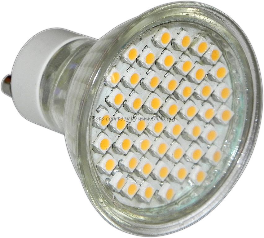 led spotlamp GU10 48SMD WW