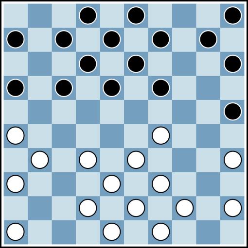 En zwart geeft het op. Zwart kan niet voorkomen dat wit snel op dam komt [na 39.... 23x21 slaat wit met 40. 26x08 terwijl 39.... 12x32 40. 26-21 11x31 nog tot een grotere slag leidt: 41. 36x18!].