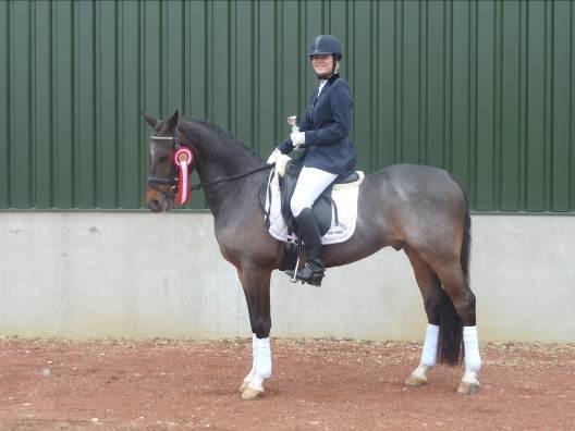 Op zondag kwam Robin Hagens met haar pony Manno van den Hout aan start in de klasse DEL2.