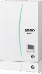 Ecodan Hydrobox Ecodan Hydrobox De compacte warmtepomp De Ecodan Hydrobox verdeelt de warmte op een zo efficiënt mogelijke manier.