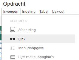 7.2.3 OPDRACHT Maak een nieuwe pagina aan. Geef de pagina de naam Opdracht. Selecteer het sjabloon Webpagina. Selecteer Pagina op het hoogste niveau plaatsen. Klik vervolgens op de knop Maken.