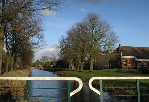 Bij het dubbellint werd de ruimte tussen het Noorder- en het Zuiderdiep, de vooraffe, bebouwd. Hier ontstond het veenkoloniale dorp Nieuw-Buinen.