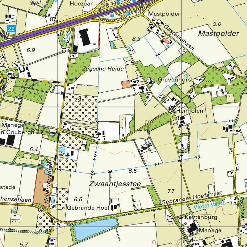 Omgevingskaart Klantreferentie: 1703/072/TM 0 m