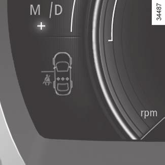 Autogordels (2/3) 1 3 5 4 5 ß Waarschuwingslampje autogordel van de bestuurder vergeten en, afhankelijk van de auto, van de voorpassagier Het licht op de binnenspiegel op bij het starten van de motor