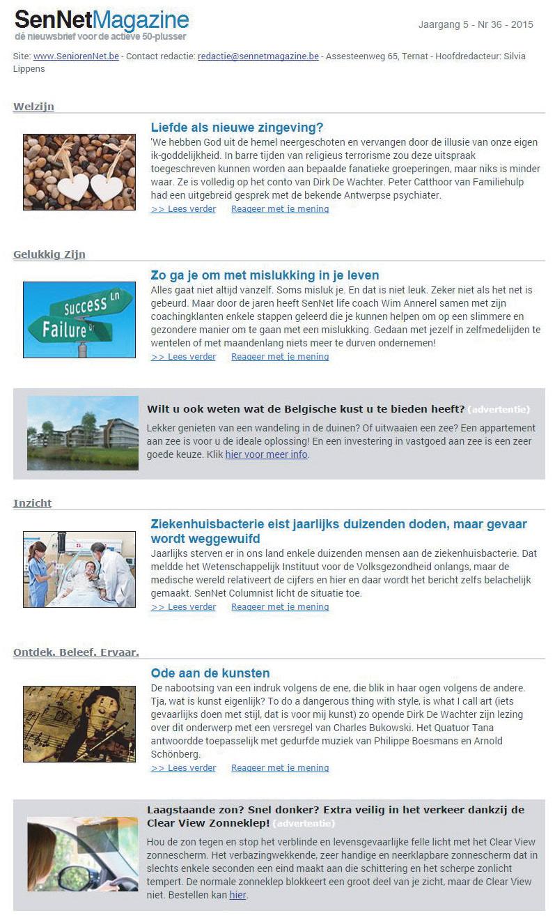 000 contacten E-mailing + advertentie Taal NL Info Tekst + beeld