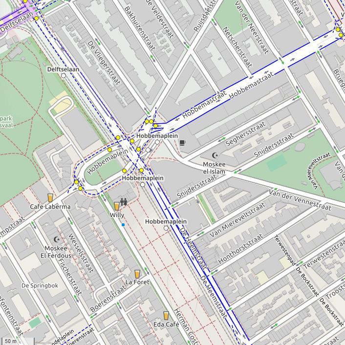 Transvaal en Schilderswijk Analyse infrastructuur op basis van OpenStreetMaps, Favas.net, 2018 De infrastructurele netwerken van Transvaal/Schilderswijk voor fiets, auto en OV zijn nagelopen.
