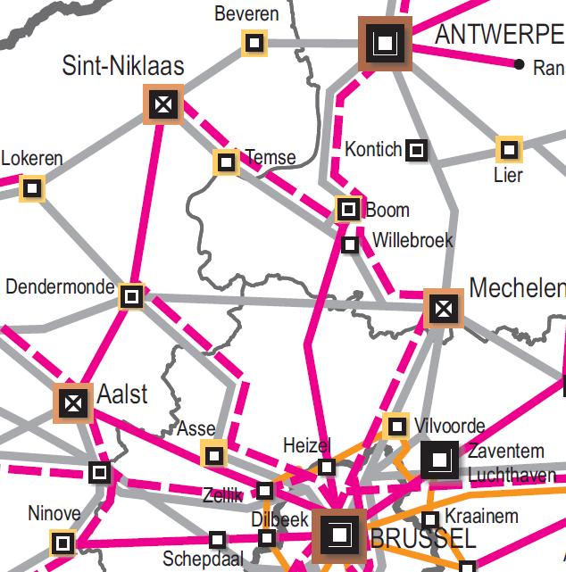 501). Infrabel kadert het project niet in de kansen die deze hoogdynamische corridor biedt.