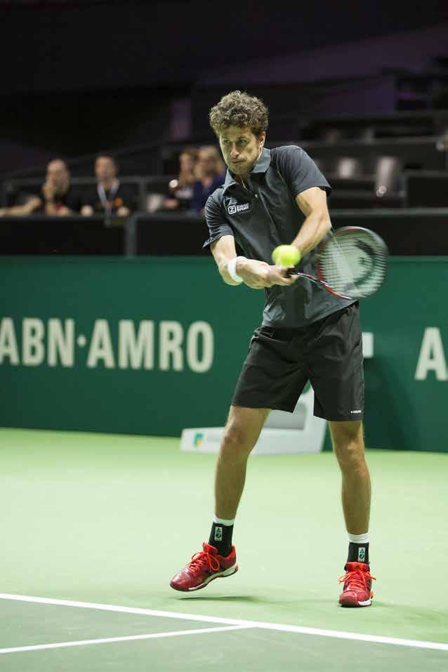 43 RDABN AMRO WORLD ENNIS OURNAMEN DAILY BULLEIN IN SAMENWERKING ME WEDSRIJDSCHEMA Dagsessie centre court Aanvang 11.