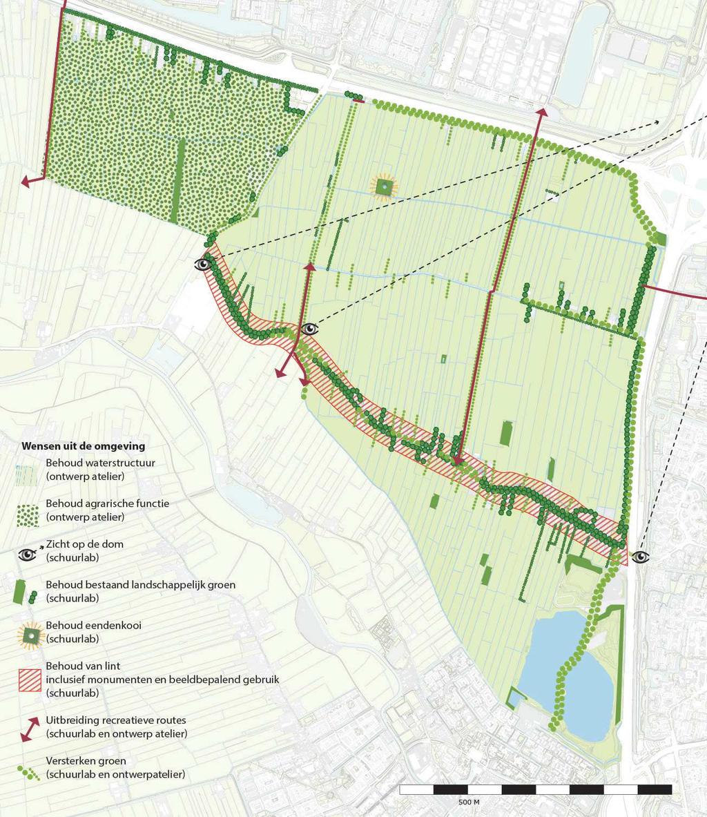 Het verbindt Rijnenburg en Reijerscop met de omgeving, zowel het Groene hart als de omliggende gemeenten, de stedelijke omgeving.