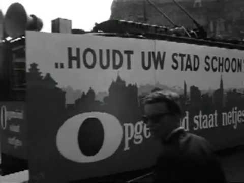 Publieke afvalbakken Amsterdam 1961 Antwerpen