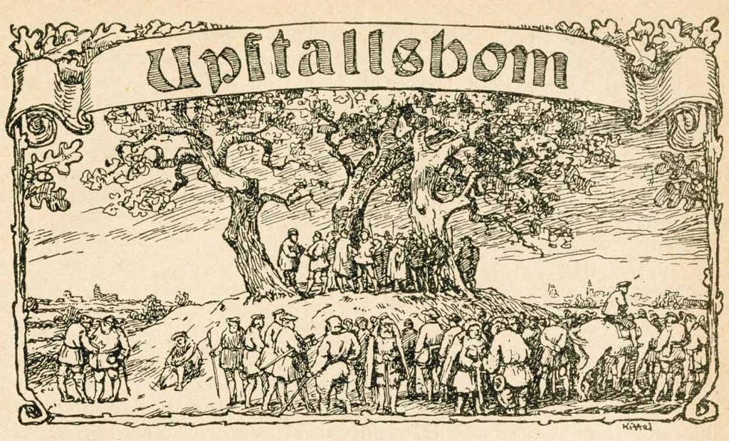 vandaag de Upstalsboom kenntekent. Stee van de Upstalsboom bi Rah up de Campsche Kaart van 1806 De Upstalsboom weer en good utsöcht Stee för Beerdigungen.