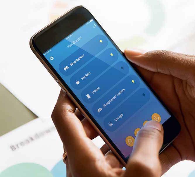 DE APP HOME + CONTROL, EEN EENVOUDIGE EN INTUÏTIEVE APPLICATIE De app Home + Control om mijn woning met mijn smartphone te