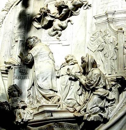 eucharistie, sterk uitvergroot in de St.-Pauluskerk en in de Calvarietuin. Getuige hiervan is o.a. de reliek van de H.